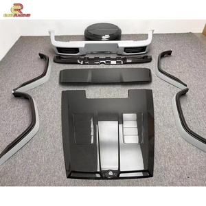 ชุดแต่งคาร์บอนไฟเบอร์แบบแห้งสไตล์ Urban สำหรับ Mercedes Benz G-class W464 G63 AMG G500 ปี 2019-2024 ฝากระโปรงหน้า กันชนหลัง ครอบล้อ - Product Image 4