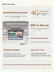 Hợp thời trang BYD XIA siêu mỏng màn hình cảm ứng Android rear-Row 15.6 inch <span class=keywords><strong>LCD</strong></span> TV với 1 năm bảo hành và kết nối USB - Product Image 4