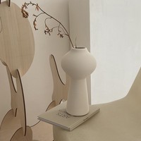Vase à fleurs en porcelaine, dispositif moderne et Simple, pour le mobilier, décoration de maison, art créatif, nouveauté