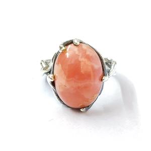 Anillo de Rodocrosita, Anillo de Plata de Ley 925 con Piedra Preciosa, Anillo de Rodocrosita Hecho a Mano, Colección de Anillos Finos, Joyería de Plata, Precio al por Mayor - Product Image 5