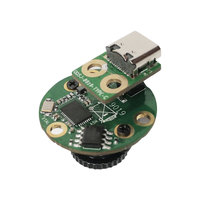 Módulo de cámara PCB compacto redondo pequeño tipo C Usb UVC Drive Free OV9732 1MP Webcam
