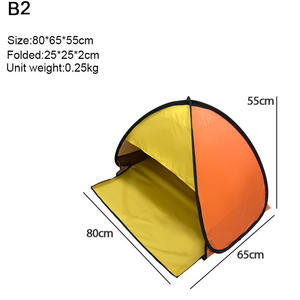 <span class=keywords><strong>Toldo</strong></span> Portátil BT-001, <span class=keywords><strong>Mini</strong></span> <span class=keywords><strong>Toldo</strong></span> para Exteriores, Protección Solar, Protección UV, Refugio de Camping de un Toque, Tienda de Playa - Product Image 4