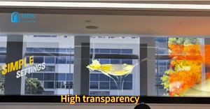 หน้าจอ LED โปร่งใสสำหรับติดตั้งบนกระจก (น้ำหนักเบา 3 กก./ตร.ม.) - จอแสดงผลแบบติดกระจกสำหรับติดตั้งง่าย - Product Image 5