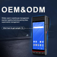 Terminal PDA Android robuste de 5,5 pouces, Smartphone TPV portable avec scanner de codes-barres 2D, 16 Go de ROM, 4G, WiFi, CPU, NFC, RFID pour la gestion du stationnement et des stocks