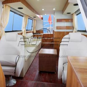 Fabricant Nouveau Design Bateau à Moteur Hors-Bord en Fibre de Verre <span class=keywords><strong>Pas</strong></span> <span class=keywords><strong>Cher</strong></span> de Haute Qualité Yacht de Luxe 31,2 Pieds 18 Passagers Bateau Rapide avec Cabine - Product Image 5