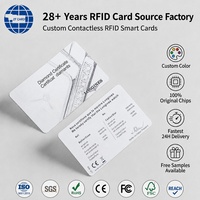Carte RFID de proximité blanche vierge OEM 125KHz 85,5x54mm avec puce EM4100 pour contrôle d'accès et carte-clé d'hôtel - Vente en gros