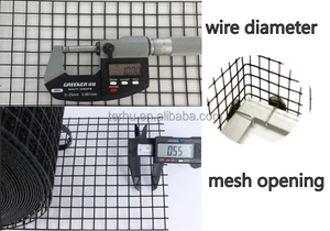 4 inch zonnepaneel vogelnet 1/2''x1/2'' PVC gecoat gelast draadgaas vogelnest fysiek blokkeerend vogelnet voor zonnepaneel - Product Image 2