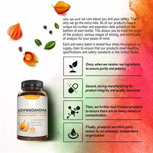 Capsules de pilules d'extrait de végétalien biologique, vente en gros, prix de gros, supplément Ksm 66 - Product Image 6