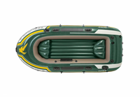 INTEX 68380 Seahawk 3 Ensemble de bateaux gonflables avec rames pour 3 personnes 295cmX137cmX43cm