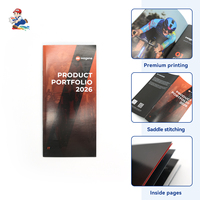 Brochure personnalisée de haute qualité avec reliure agrafée, impression offset sur papier couché et kraft