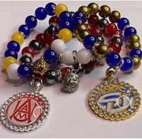 HBCU Ben Fanklin Falcons Carver Rams GW Carver Sarah T Reed School University Charm Logo Black College Jewelry Bracelets