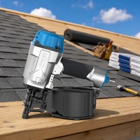 Cloueur pneumatique industriel Toua CN45 pour toiture, 15 degrés, avec chargeur de 120 clous, conçu pour les projets de construction de toitures