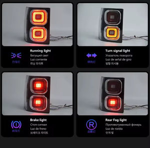 AURON Land Rover Range Rover 2002-2012 <b>LED</b> Retrofit Red <b>Plug</b> & Play 12V 36W 6000K 6000 Lumens Tail <b>Lights</b> 1 Year Warranty <b>Light</b> - Product Image 2