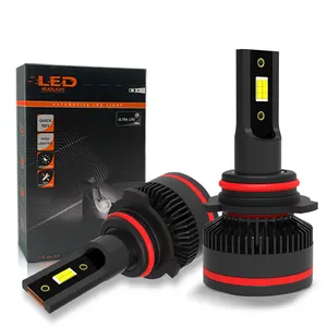 H1 H7 H4 Com Ventilador Levou Farol Do Carro 80W 8000LM HB3 HB4 Hight Low Beam Lâmpadas LED Farol