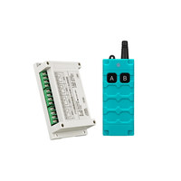 Télécommande industrielle sans fil 4 canaux pour interrupteur LED, relais 10A, étanche, code d'apprentissage, 300m, 4 boutons, AC 100-440V
