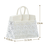 Bolso de Mano Creativo con LED Transparente de Cristal, Ambiente Romántico Nocturno, Regalo de Cumpleaños para Novia, Decoración del Hogar, Funciona con Batería