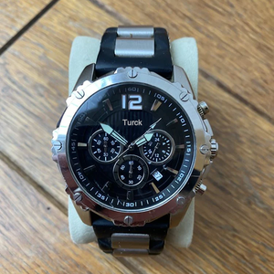 <span class=keywords><strong>Reloj</strong></span> de Buceo de Cuarzo de Lujo para <span class=keywords><strong>Mujer</strong></span>, Correa de Silicona de 45 mm, Caja de Acero Inoxidable Luminosa, Ancho de Correa de 28 mm, Cristal, Resistente al Agua 30 m - Product Image 5