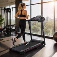 Caminadora Eléctrica Plegable, Máquina para Correr Motorizada con Pantalla LCD, Caminadora Plegable Portátil para Gimnasio y Fitness, Suministro al por Mayor