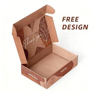 Caja de Envío de Alta Calidad y Bajo Costo, Diseño de Color Personalizado, Cajas de Regalo, Embalaje Exprés, Cartón - Product Image 1