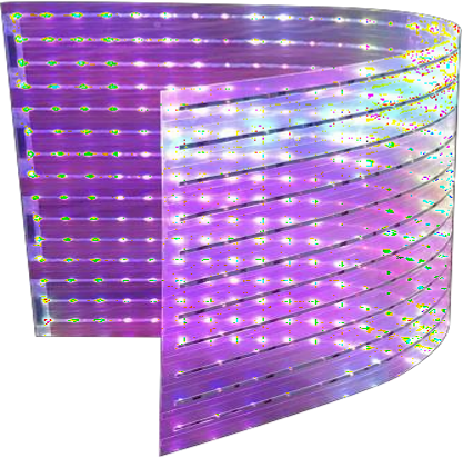 MPLED Transparent LED Glass Screen Film LED Window Display Indoor Transparent LED Curtain Panels Full Color Wall LED Screen