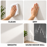Papier peint autocollant à motif de lattes de bois gris, 2,3 mm, mousse PET IXPE, pour les murs de salon et les murs de télévision