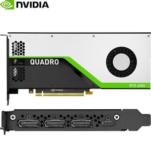 Nouveau pour <span class=keywords><strong>NVIDIA</strong></span> Quadro <span class=keywords><strong>RTX</strong></span> <span class=keywords><strong>4000</strong></span> 8GB GDDR6 GPU poste de travail de bureau carte graphique DP 3D modélisation rendu dessin ventilateur refroidisseur - Product Image 2