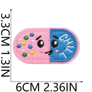 Bulk Order Luminous Custom Manufacturer Sew on Badge Patch <b>Nurse</b> Theme Embroidered Patch for Clothing - Product Image 5