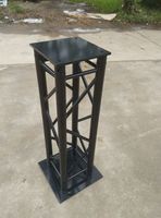 Support de scène DJ en aluminium noir certifié TUV & CE, support de barre de lumière mobile robuste pour concert/événement