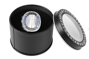 Tùy Chỉnh Thể Thao Đồ Trang Sức Màu Đen Mvp Tưởng Tượng Vô Địch Nhẫn Thanh Niên Bóng Đá Vô Địch Nhẫn Cho Trophy Giải Thưởng - Product Image 5