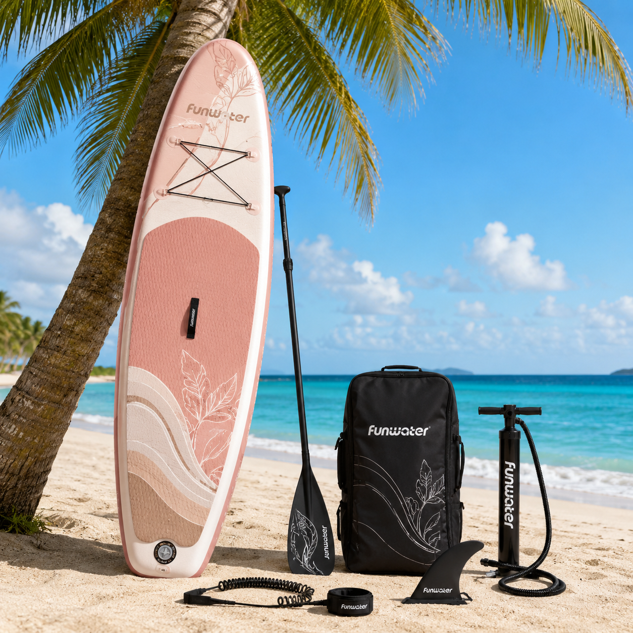Premium Inflatable Stand up Paddle Board Stable Safe for Outdoor Water Sports Travel Use