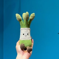 Ensemble de jouets en peluche mignons en forme de légumes, carotte, maïs, brocoli, asperges, poupées en peluche, nouveauté printemps, cadeaux en peluche pour enfants