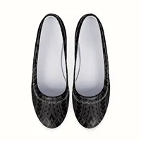 Высококачественные офисные женские туфли с принтом самоанского дизайна, классические туфли на среднем каблуке, черные базовые женские топ-сайдеры на квадратном каблуке, большие размеры