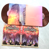Couverture de disque vinyle personnalisée 12 "vinyle LP plat et emballage de pochette en carton pliable pour portail