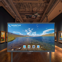 Tableau interactif intelligent 4K de 75 pouces de qualité supérieure pour les grandes salles gouvernementales et les halls d'entreprises, avec Android 14