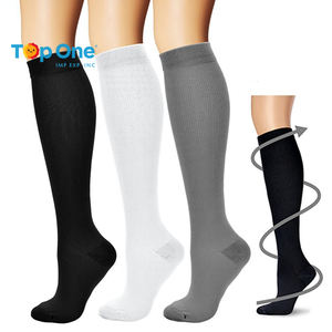 TopOne Nuevos calcetines de presión para ciclismo y correr al aire libre Calcetines largos de compresión - Product Image 2