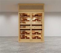 Humidor de Luxe pour Cigares avec Étagères en Cèdre, Contrôle de la Température et de l'Humidité, Design Personnalisable pour Hôtels, Clubs et Projets Personnels