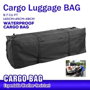 Bolsa Impermeable para Techo de Auto de 140x45x48cm, Portaequipajes, Almacenamiento de Carga, para Viajes, SUV, Camioneta y Autos - Product Image 1