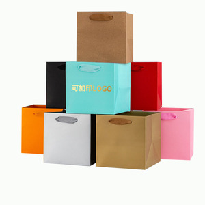 Buketler için özel Premium Logo kek çiçek kare alt kağıt hediye keseleri ambalaj - Product Image 1