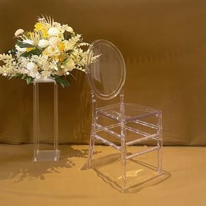 เก้าอี้คริสต์มาสเรซินใสมีอะคริลิกใสเก้าอี้แต่งงานโรงแรมฟีนิกซ์นโปเลียน - Product Image 3