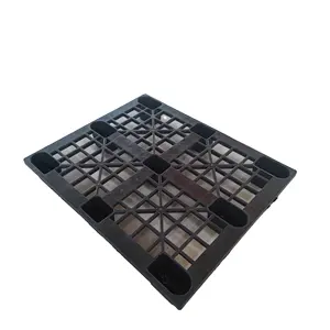 Bán buôn giá rẻ Pallet 1200x1000 Pallet Nhựa màu đen nhiệm vụ ánh sáng nestable HDPE Pallet Nhựa cho Giá bán