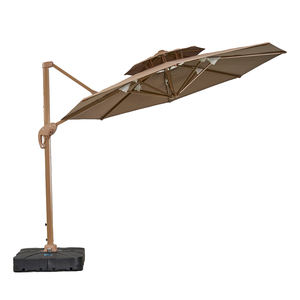 <span class=keywords><strong>Parasol</strong></span> inclinable personnalisé de haute qualité 3m <span class=keywords><strong>Parasol</strong></span> de piscine <span class=keywords><strong>Beige</strong></span> Soleil <span class=keywords><strong>Grand</strong></span> rond Jardin Patio Parapluie extérieur Cantilever - Product Image 1
