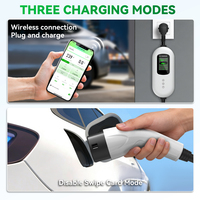 Chargeur portable pour véhicules électriques Gocean avec écran, puissance de sortie 3,5 kW, courant 16A pour Tesla/TYPE1/GBT/TYPE2