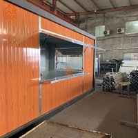 DXH Factory Kiosque à glaces préfabriqué mobile à faible coût, Boutique de conteneurs personnalisée pour boulangerie, Magasin de détail, Maison