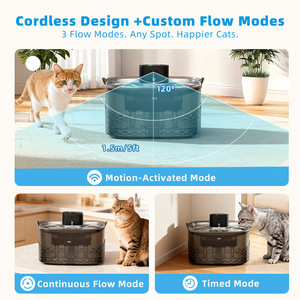 Fontaine à eau automatique pour animaux de compagnie, distributeur d'eau circulante de 9L pour chats et chiens - Product Image 2