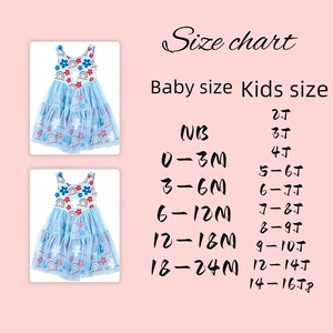 Robe active rétro DH ODM pour filles, motif fleurs arc-en-ciel, justaucorps bleu ciel, jupe en maille à volants, tenues Pop Art pour tout-petits - Product Image 3