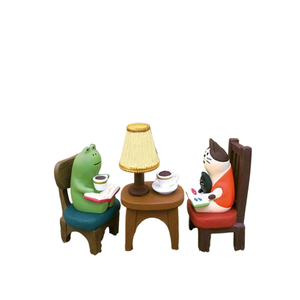 Qingh, Artículos Japoneses, Zakka, Serie Fox Hall Bookstore, Estantería, Escena de Fotografía en Miniatura, Artesanía, Pequeños Adornos - Product Image 1