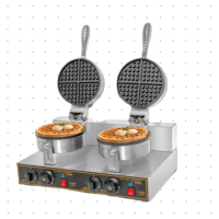 Machine à gaufres électrique commerciale à 1 plaque Prix de gros Italie Gelato Sandwich