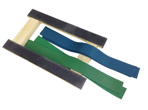 Chariot de déménagement de type <span class=keywords><strong>H</strong></span> avec une capacité de 1200 livres, fabriqué en bois dur russe, avec des courroies en caoutchouc et des roulettes Colson de 3,5 pouces - Product Image 2