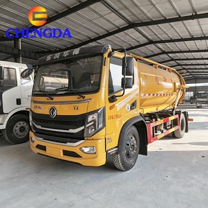 Camion d'occasion Dongfeng T8 4X2 150HP Diesel à conduite à gauche, camion de nettoyage de canalisations, camion de pompage des eaux usées, camion lourd - Product Image 1
