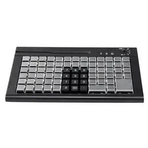Terminal POS caixa registadora 78 chaves completo pos teclado programável usb